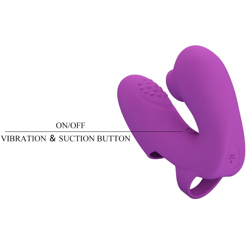 PRETTY LOVE - ATHENA FINGERVIBRATOR MED KLITORISSTIMULATOR LILLA