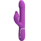 PRETTY LOVE - 4 I 1 MULTIFUNKTIONSVIBRATOR & STIMULATOR LILLA