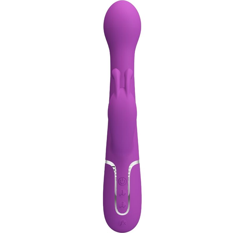 PRETTY LOVE - DEJON 3 I 1 MULTIFUNKTIONS KANINVIBRATOR LILLA
