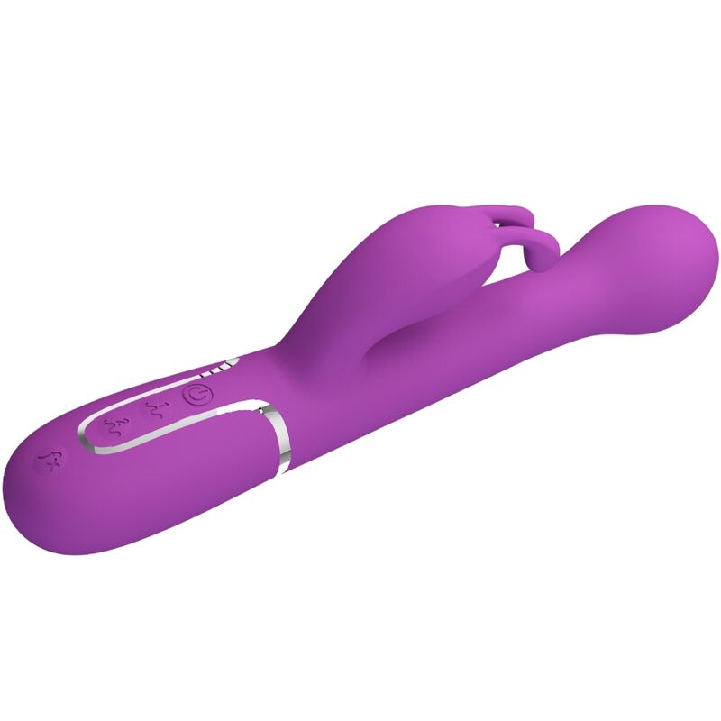 PRETTY LOVE - DEJON 3 I 1 MULTIFUNKTIONS KANINVIBRATOR LILLA