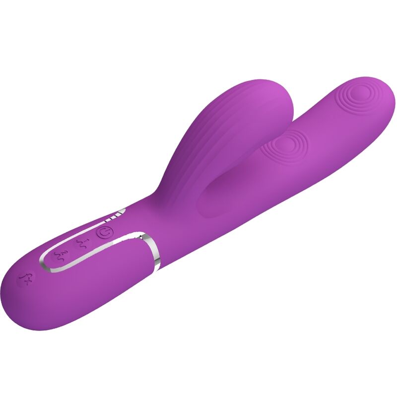 PRETTY LOVE - PERLITA 3 I 1 MULTIFUNKTIONS KANINVIBRATOR LILLA