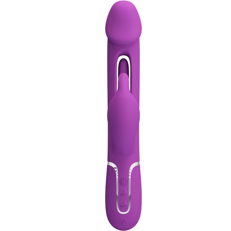 PRETTY LOVE - KAMPAS 3 I 1 MULTIFUNKTIONS KANINVIBRATOR LILLA