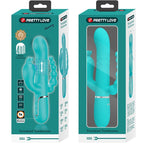 PRETTY LOVE - CAMMY 4 I 1 MULTIFUNKTIONS TRIPPEL KANINVIBRATOR BLÅ