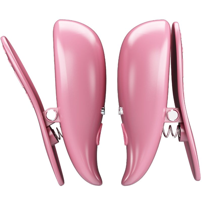 PRETTY LOVE - CAILEY BRYSTVORTEKLEMMER 10 VIBRATIONER FJERNBETJENING PINK