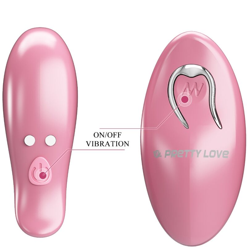 PRETTY LOVE - CAILEY BRYSTVORTEKLEMMER 10 VIBRATIONER FJERNBETJENING PINK