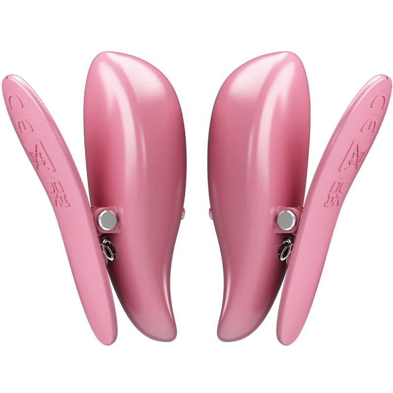 PRETTY LOVE - CAILEY BRYSTVORTEKLEMMER 10 VIBRATIONER FJERNBETJENING PINK