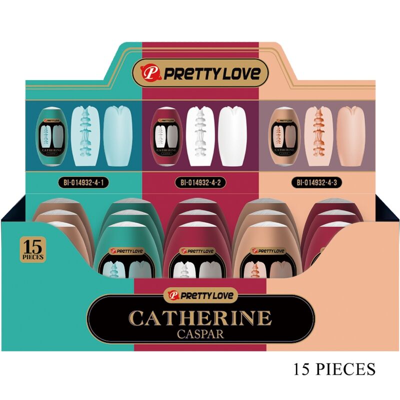PRETTY LOVE - CASPAR PAKKE 15 FORSKELLIGE MANDLIGE ONANISER