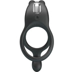 PRETTY LOVE - SETH DOBBELT VIBRERENDE RING KANIN 7 VIBRATIONER SORT