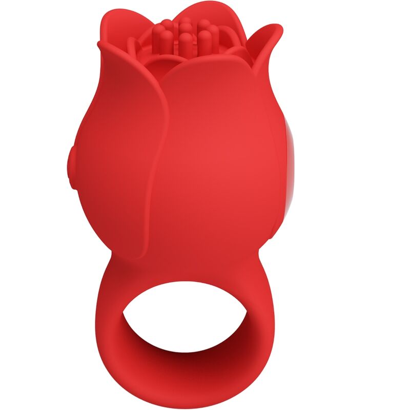PRETTY LOVE - JAE ROSEFORMET FINGERVIBRATOR 10 VIBRATIONER RØD
