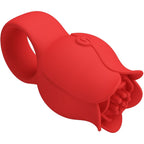 PRETTY LOVE - JAE ROSEFORMET FINGERVIBRATOR 10 VIBRATIONER RØD