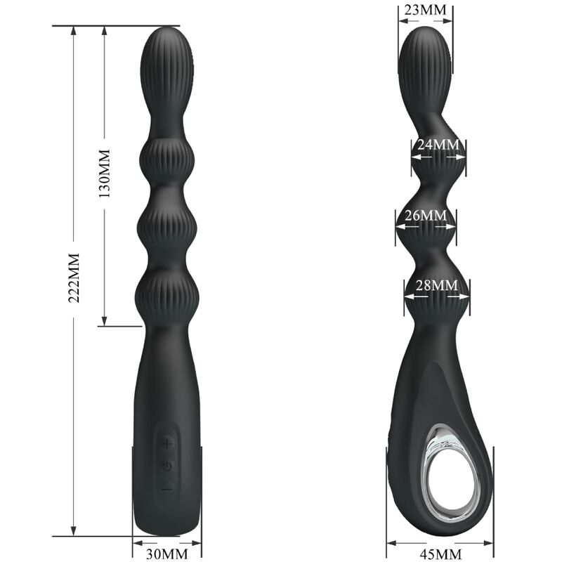 PRETTY LOVE - FEDERER ANALVIBRATOR 12 VIBRATIONER SORT