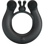 PRETTY LOVE - DAHLIA VIBRERINGSRING + KLITORISSTIMULATOR 12 VIBRATIONER SORT