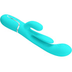 PRETTY LOVE - SHANIA TRIPLE RABBIT MULTIFUNKTIONSVIBRATOR 3 I 1 BLÅ