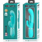 PRETTY LOVE - SHANIA TRIPLE RABBIT MULTIFUNKTIONSVIBRATOR 3 I 1 BLÅ