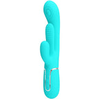 PRETTY LOVE - SHANIA TRIPLE RABBIT MULTIFUNKTIONSVIBRATOR 3 I 1 BLÅ