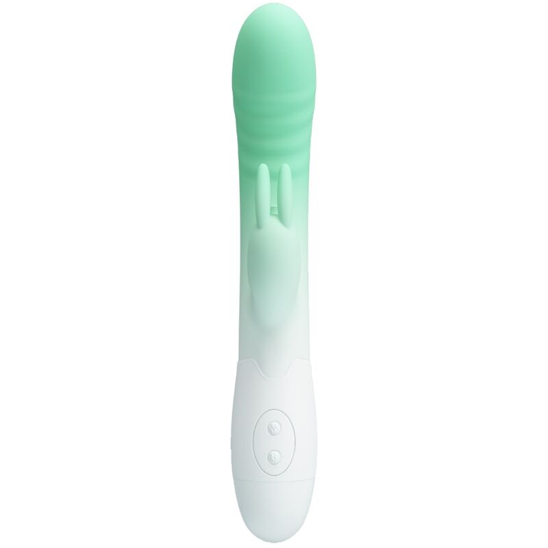 PRETTY LOVE - CERBERUS KANINVIBRATOR 3-O VIBRATIONER GRØN