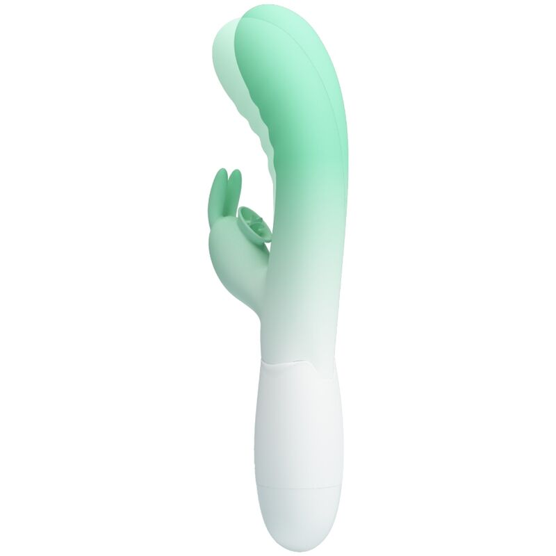 PRETTY LOVE - CERBERUS KANINVIBRATOR 3-O VIBRATIONER GRØN