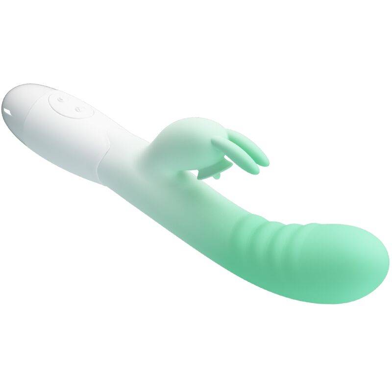 PRETTY LOVE - CERBERUS KANINVIBRATOR 3-O VIBRATIONER GRØN