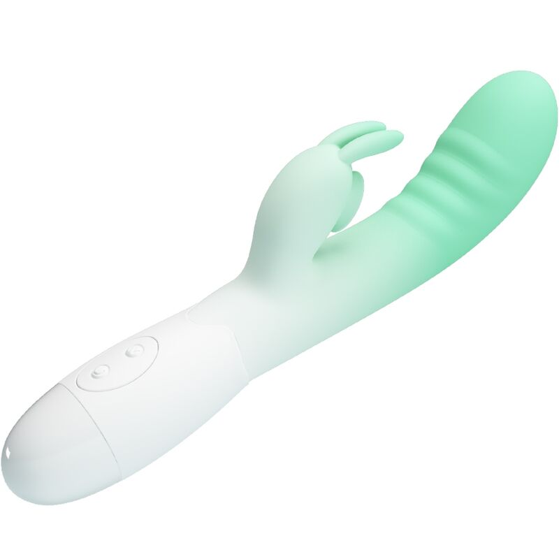 PRETTY LOVE - CERBERUS KANINVIBRATOR 3-O VIBRATIONER GRØN