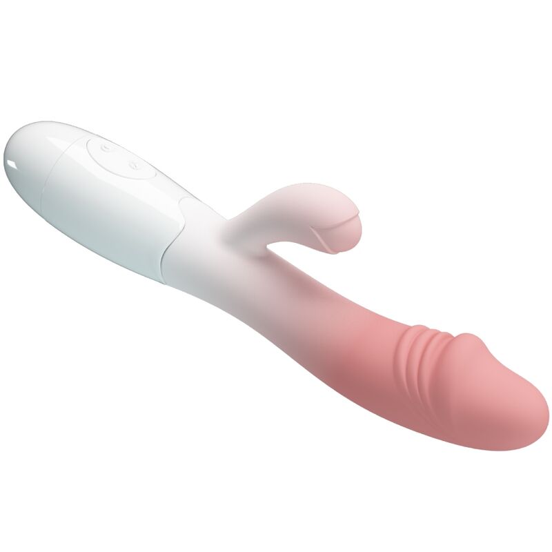 PRETTY LOVE - SNAPPY KANINVIBRATOR 30 VIBRATIONER LYSErød