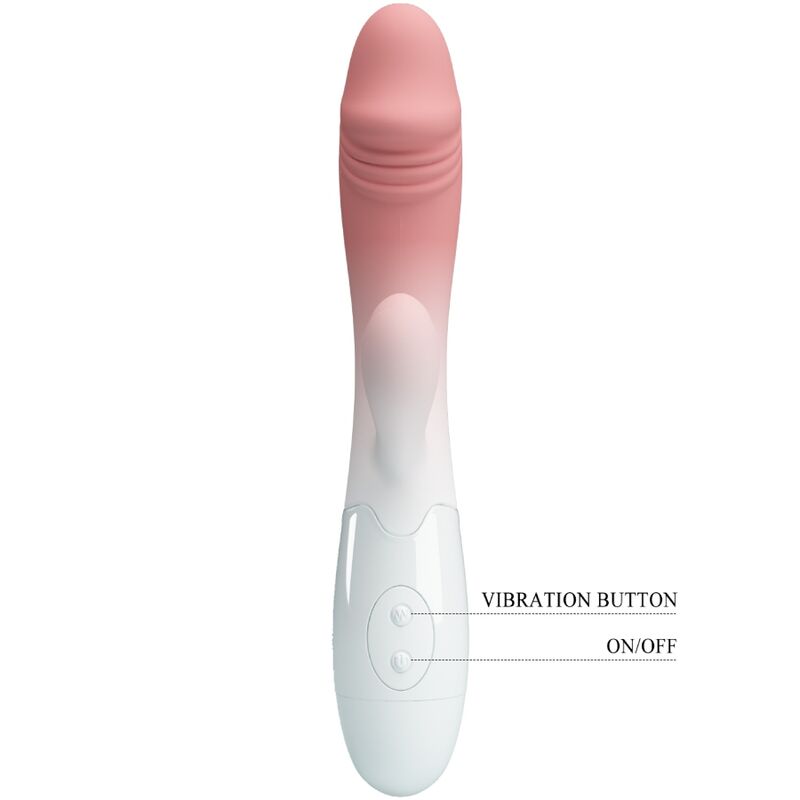 PRETTY LOVE - SNAPPY KANINVIBRATOR 30 VIBRATIONER LYSErød