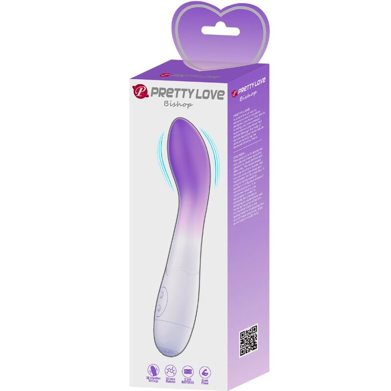 PRETTY LOVE - BISHOP G-PUNKT VIBRATOR 30 VIBRATIONER LILLA