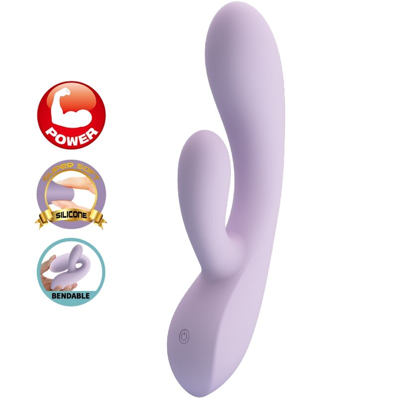 PRETTY LOVE - ROSOLYN KANINVIBRATOR 10 VIBRATIONER LILLA