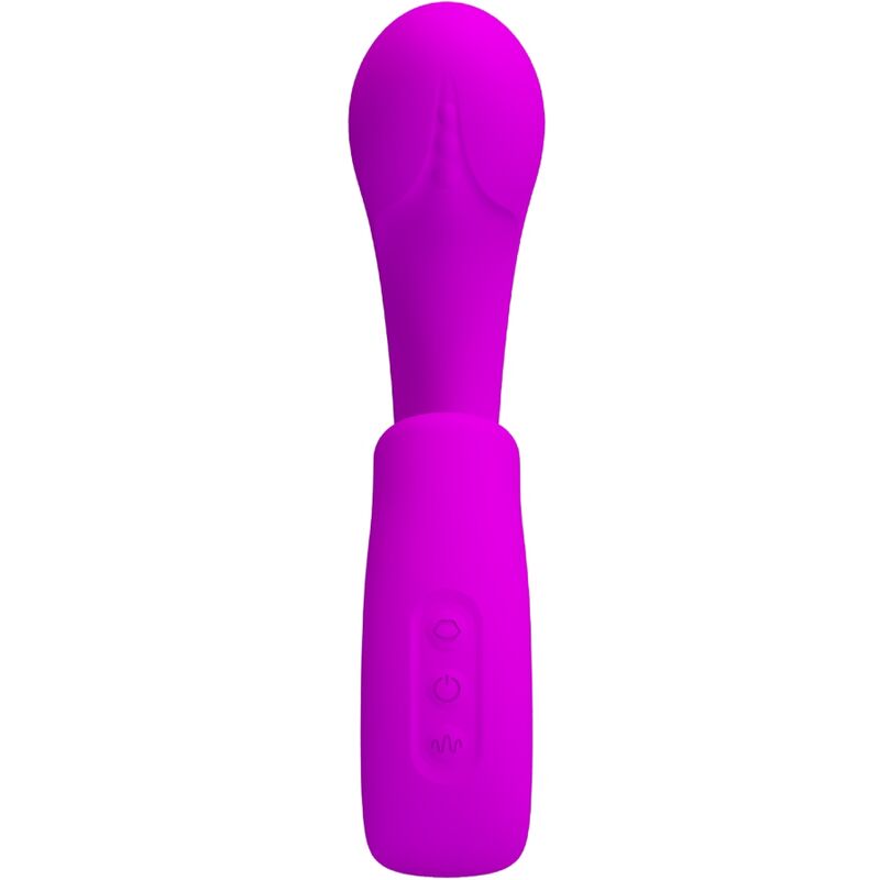 PRETTY LOVE - SIBEL SIBEL G-PUNKT VIBRATOR + KLITORIS STIMULATOR 10 VIBRATIONER LILLA