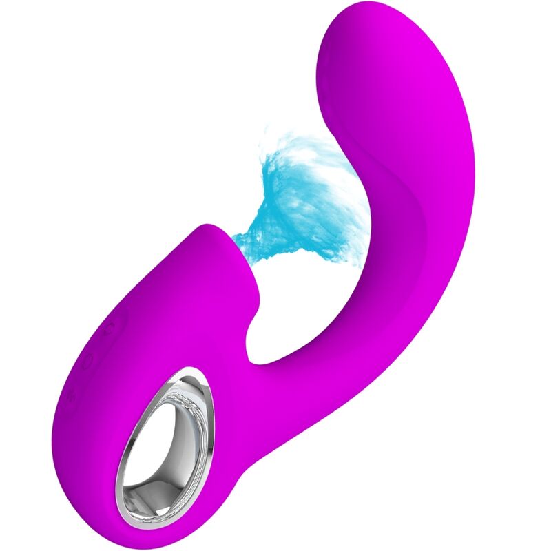 PRETTY LOVE - SIBEL SIBEL G-PUNKT VIBRATOR + KLITORIS STIMULATOR 10 VIBRATIONER LILLA