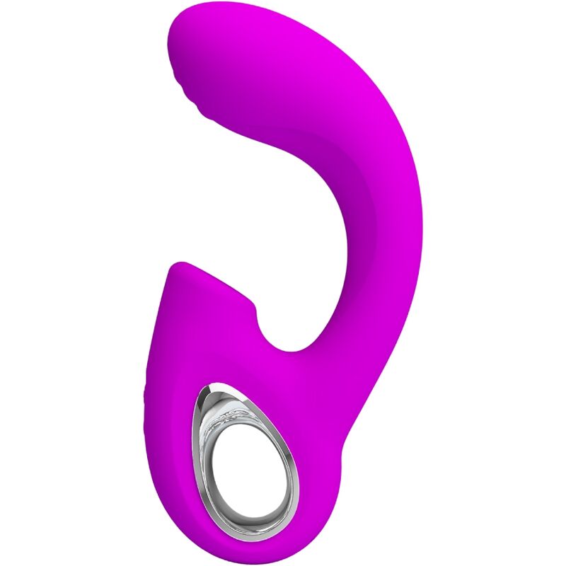 PRETTY LOVE - SIBEL SIBEL G-PUNKT VIBRATOR + KLITORIS STIMULATOR 10 VIBRATIONER LILLA