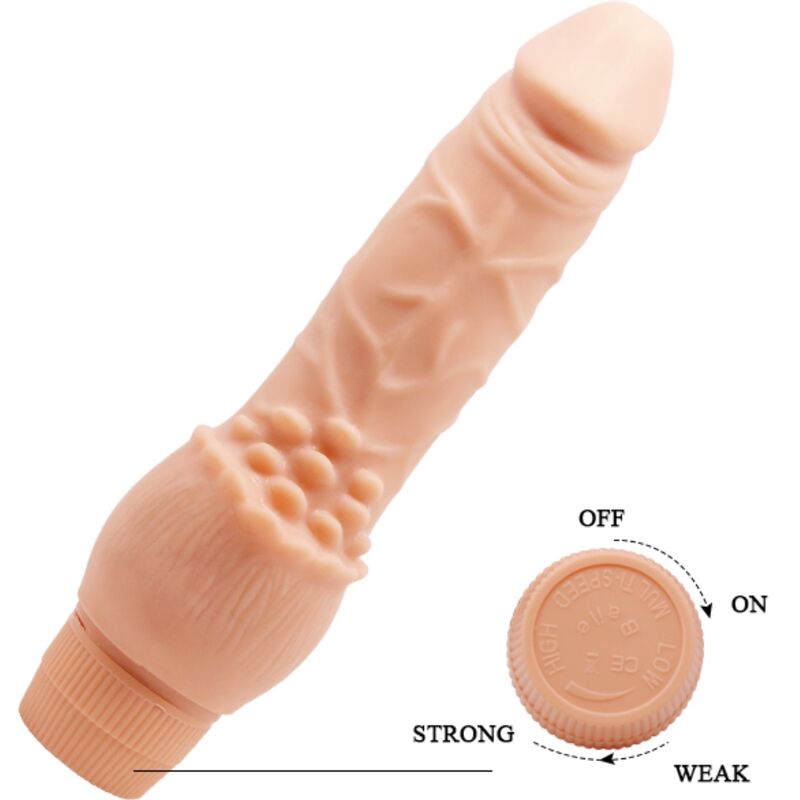 BAILE - BARBARA REALISTISK VIBRATOR 19,5 CM FLESH