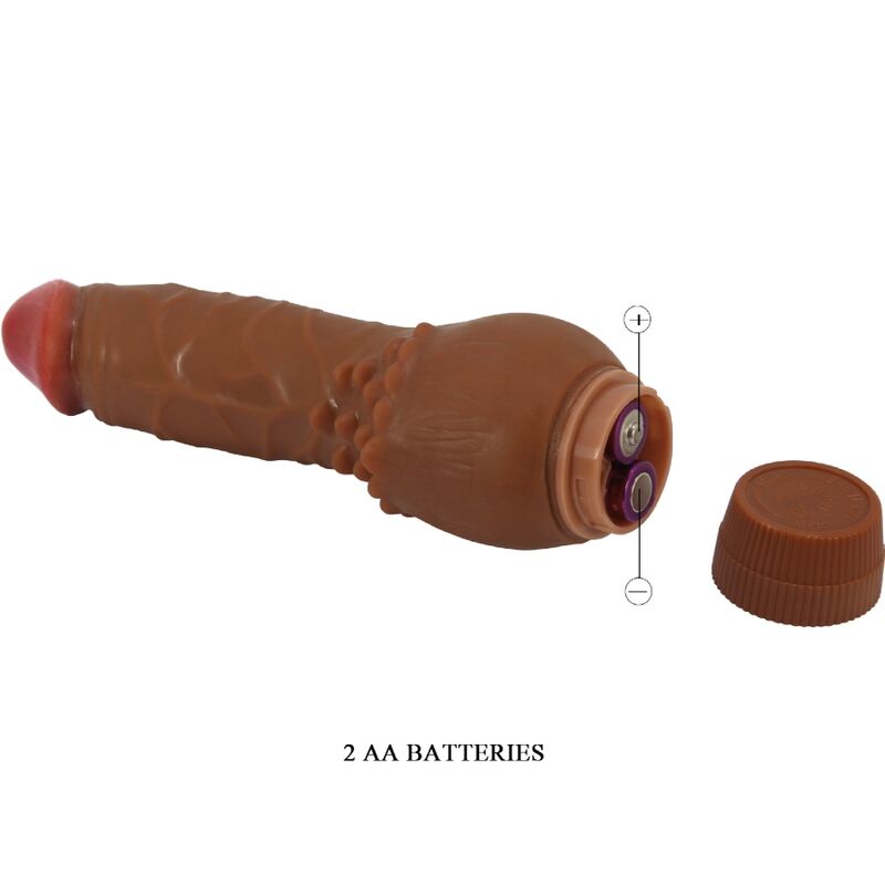 BAILE - BARBARA REALISTISK VIBRATOR 19,5 CM MULATTO