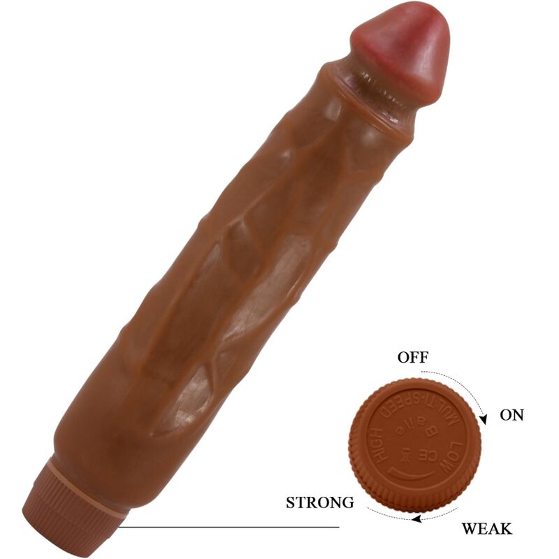 BAILE - JACK REALISTISK VIBRATOR 26 CM MULAT