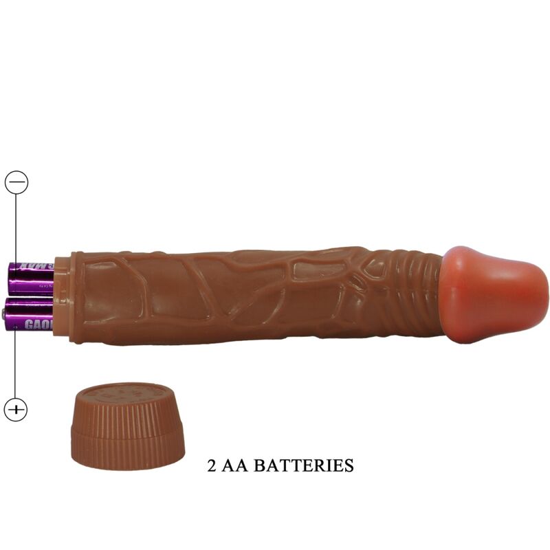 BAILE - BOB REALISTISK VIBRATOR 22,5 CM MULAT