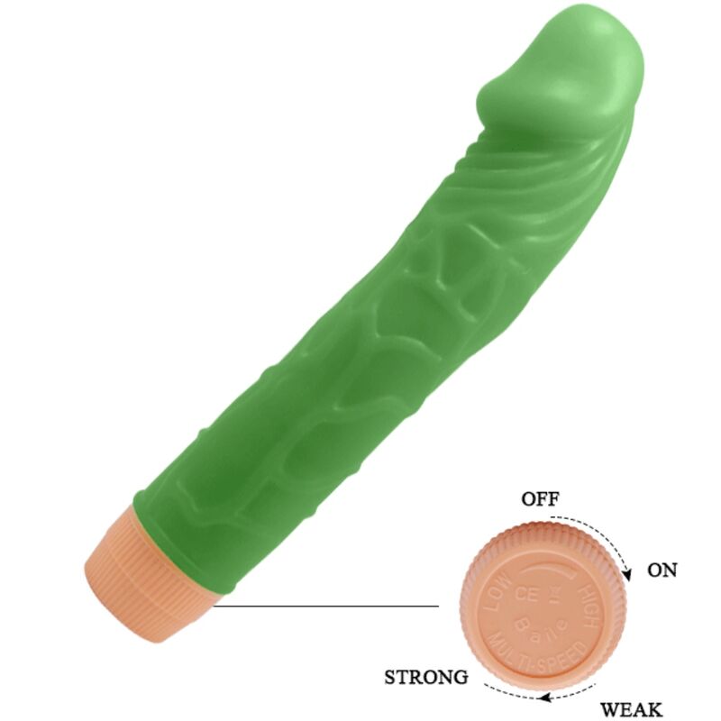 BAILE - BILL REALISTISK VIBRATOR 22,5 CM GRØN