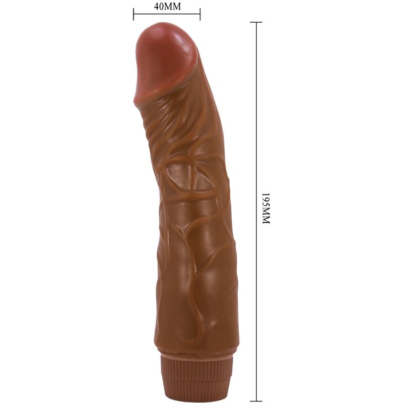 BAILE - JEFF REALISTISK VIBRATOR 19,5 CM MULAT