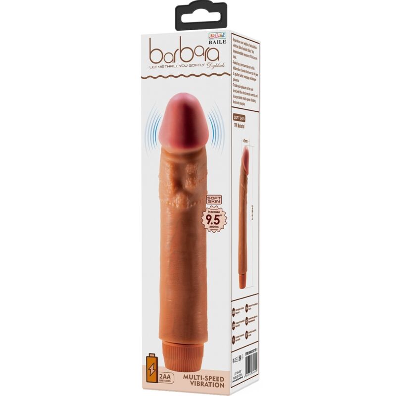 BAILE - DYBBUK REALISTISK VIBRATOR 24 CM MULAT