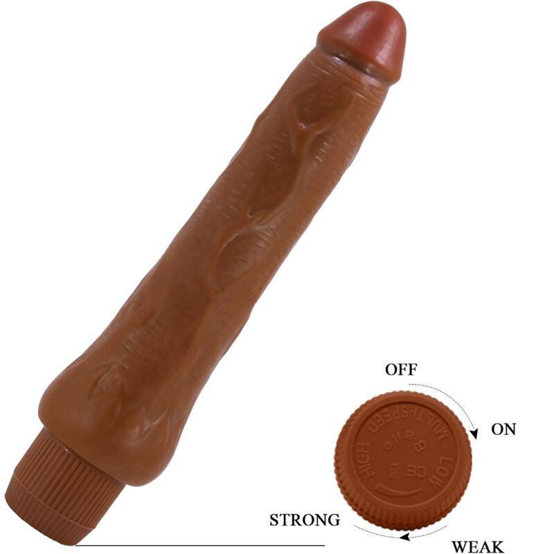 BAILE - DRYAD REALISTISK VIBRATOR 25 CM MULAT