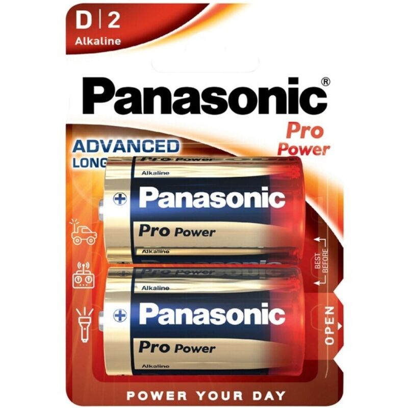 PANASONIC - PRO POWER ALKALIN D-BATTERI LR20 BLISTER*2