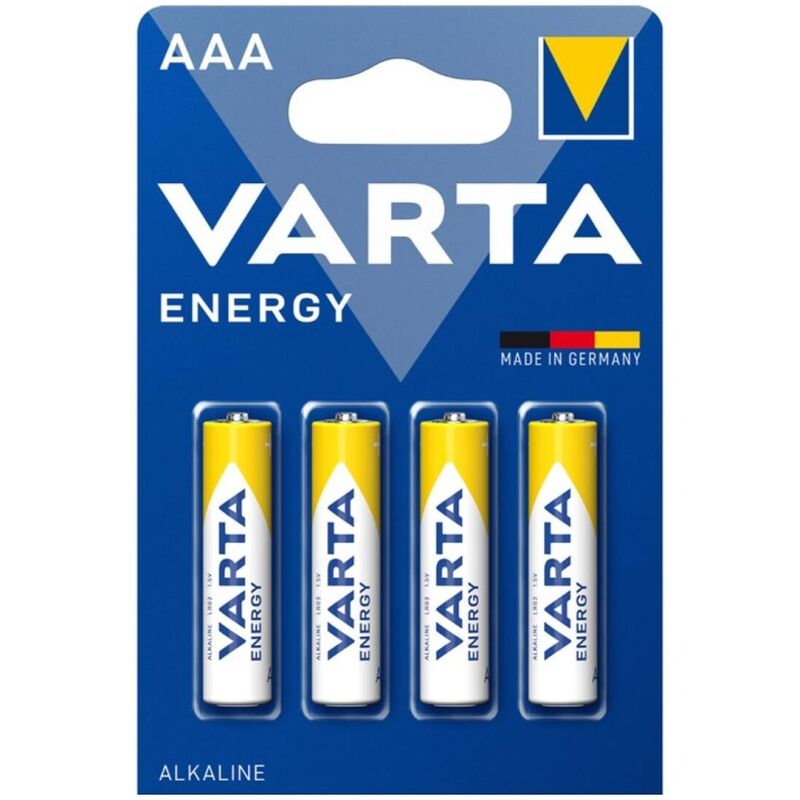 VARTA - ENERGY ALKALINE BATTERIER AAA LR03 BLISTER*4
