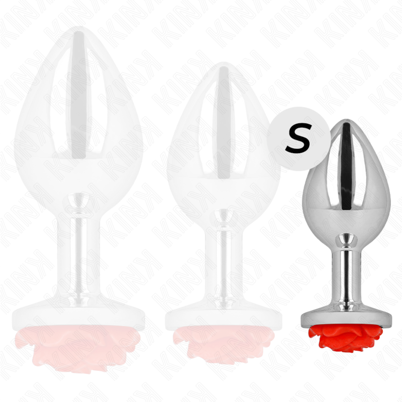 KINK - ANALPLUG ROSERØD STØRRELSE S