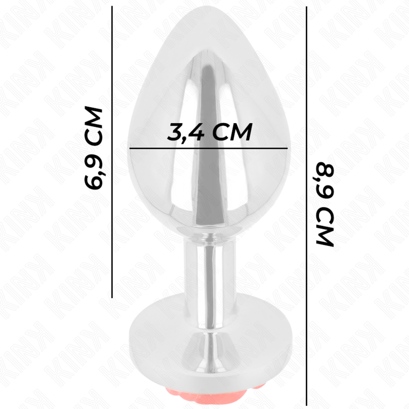 KINK - ANALPLUG ROSERØD STØRRELSE M