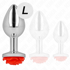 KINK - ANALPLUG ROSERØD STØRRELSE L