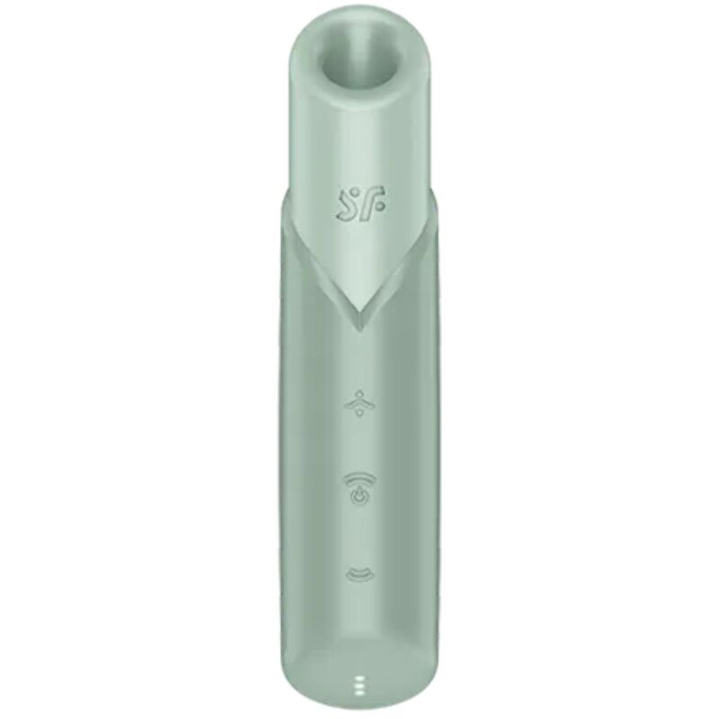 SATISFYER - NAUGHTY KISS WAVE KLITORIS STIMULATOR AQUAMARINE