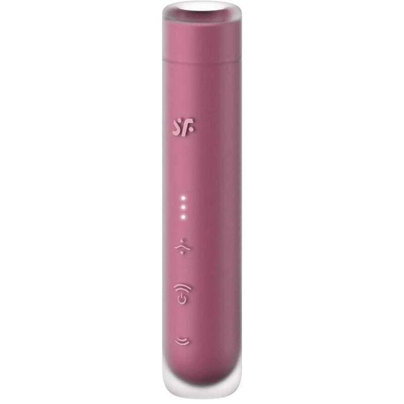 SATISFYER - FØRSTE KYS BØLGE KLITORIS STIMULATOR GARNET