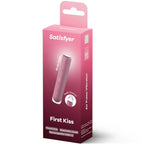 SATISFYER - FØRSTE KYS BØLGE KLITORIS STIMULATOR GARNET