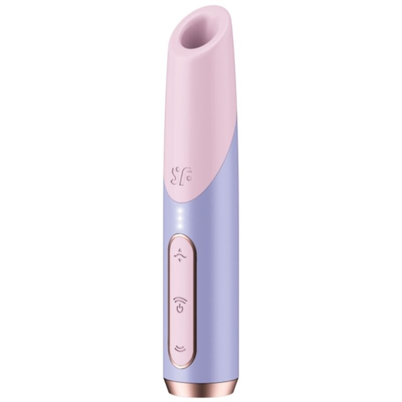 SATISFYER - BOLD KISS WAVE KLITORIS STIMULATOR PINK / VIOLET