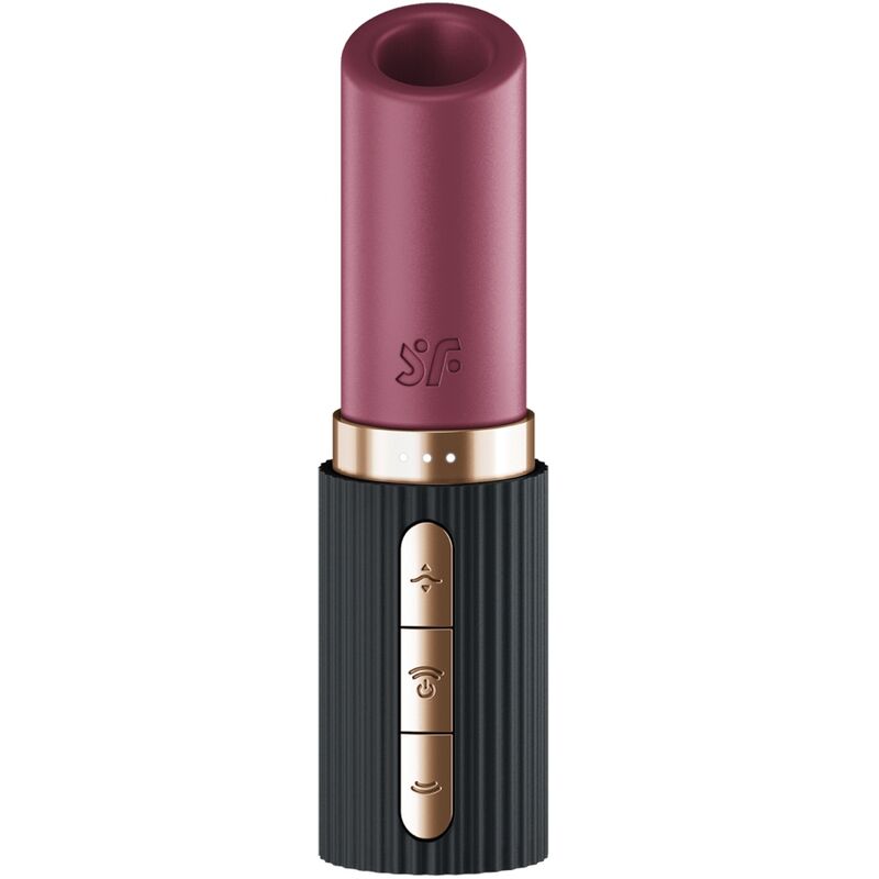 SATISFYER - PRO 2 KISS WAVE KLITORIS STIMULATOR GARNET / SORT