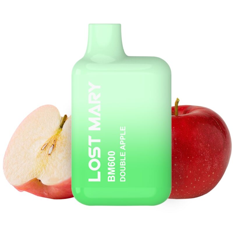 LOST MARY - BM600 NIKOTINVAPER 2% ENGANGS DOBBELT ÆBLE