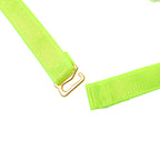 SUBBLIME - 955281 BRA SET WITH NECKLACE AND LEG DETAILS FLUORESCENT GREEN L/XL